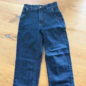 Madewell Women's The Perfect Vintage Straight Jean dark blue